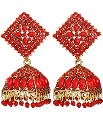 FASHION FRILL Multicolor Jhumki Earrings ( Pack of 1 )