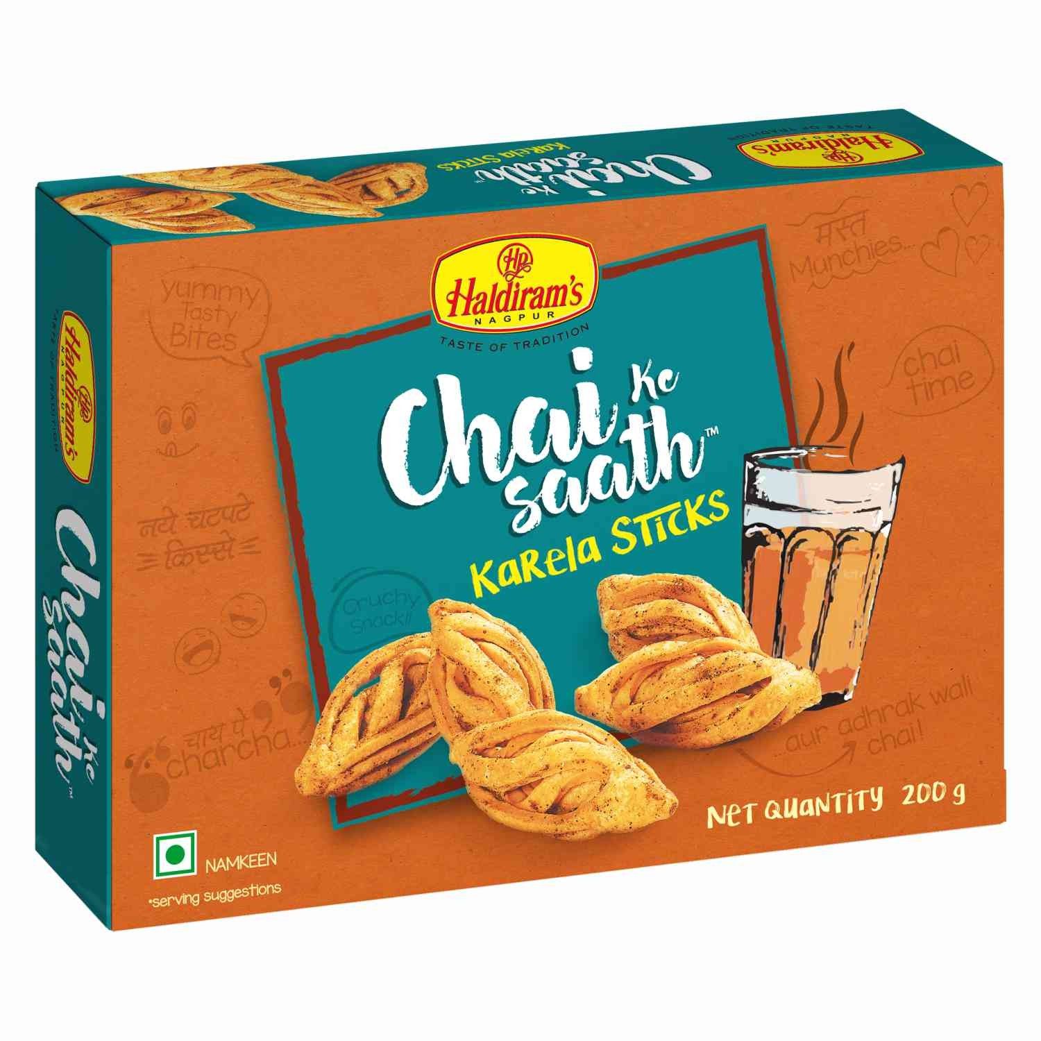 Haldiram Karela Sticks 200 Gm - Pack of 24