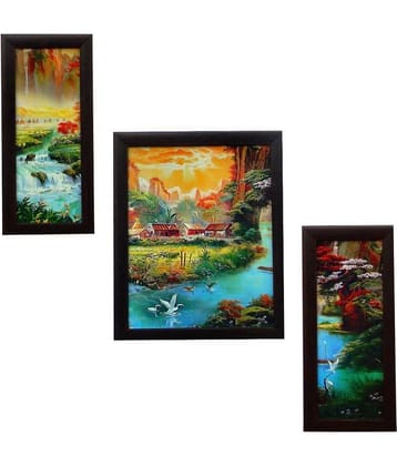 Indianara Synthetic Painting With Frame