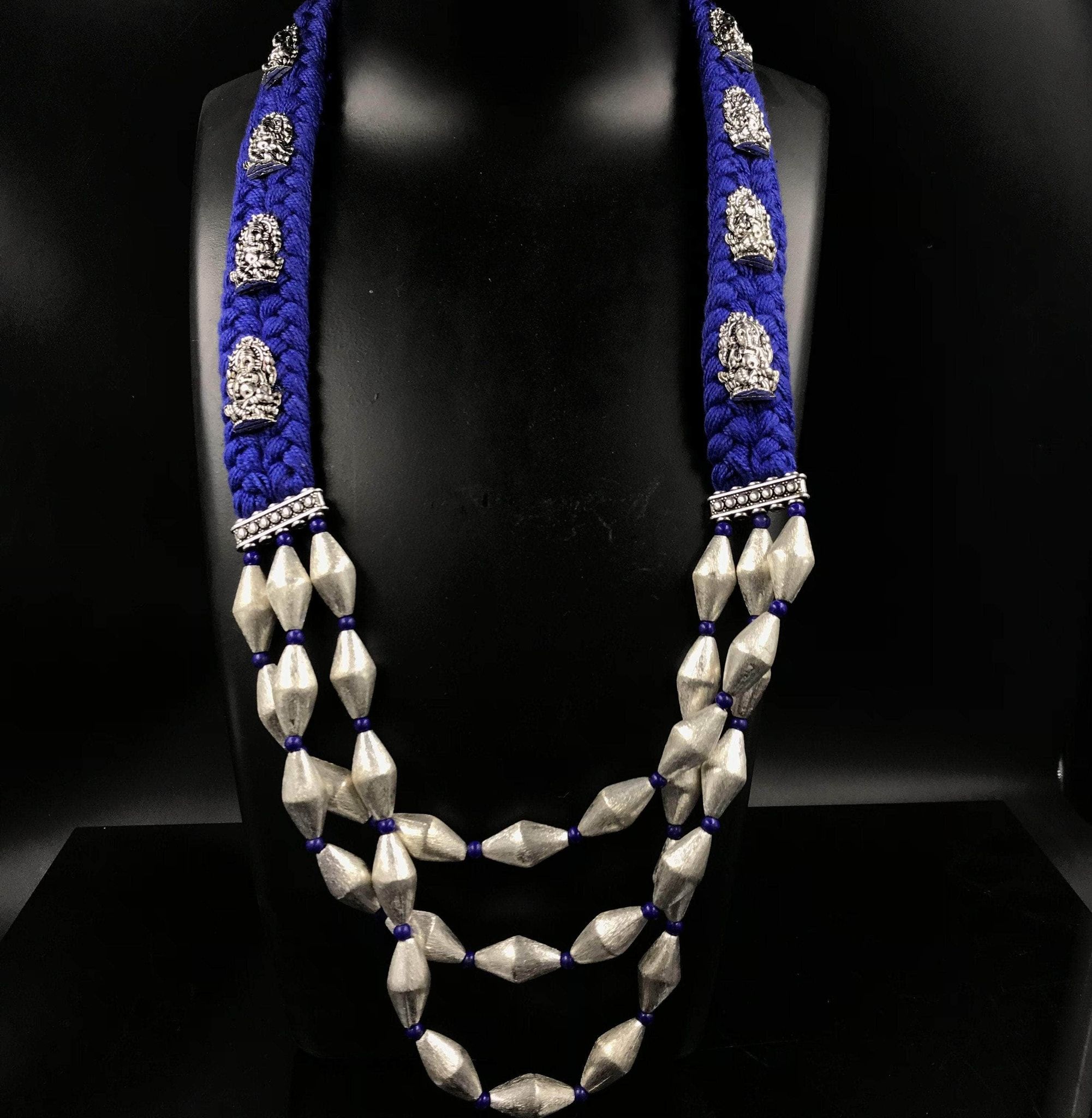 ZEVAR I Long Temple Necklace Set