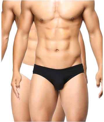 BASIICS By La Intimo Pack of 2 Cotton Briefs For Men's ( Multicolor )