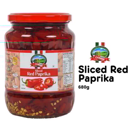 Sliced Red Paprika 680 G Sliced Red Paprika 680 G
