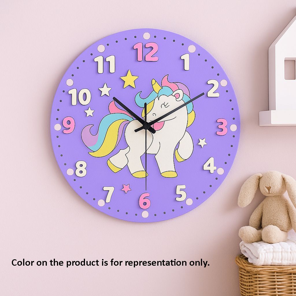 Dbeautify's MDF Unicorn DIY Wall Clock