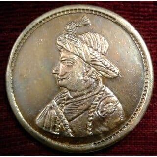 MYSORE TIPU SULTAN (1782- 1799) Paisa COPPER BIG COIN Weight - 52 Gm, Size - 50 mm