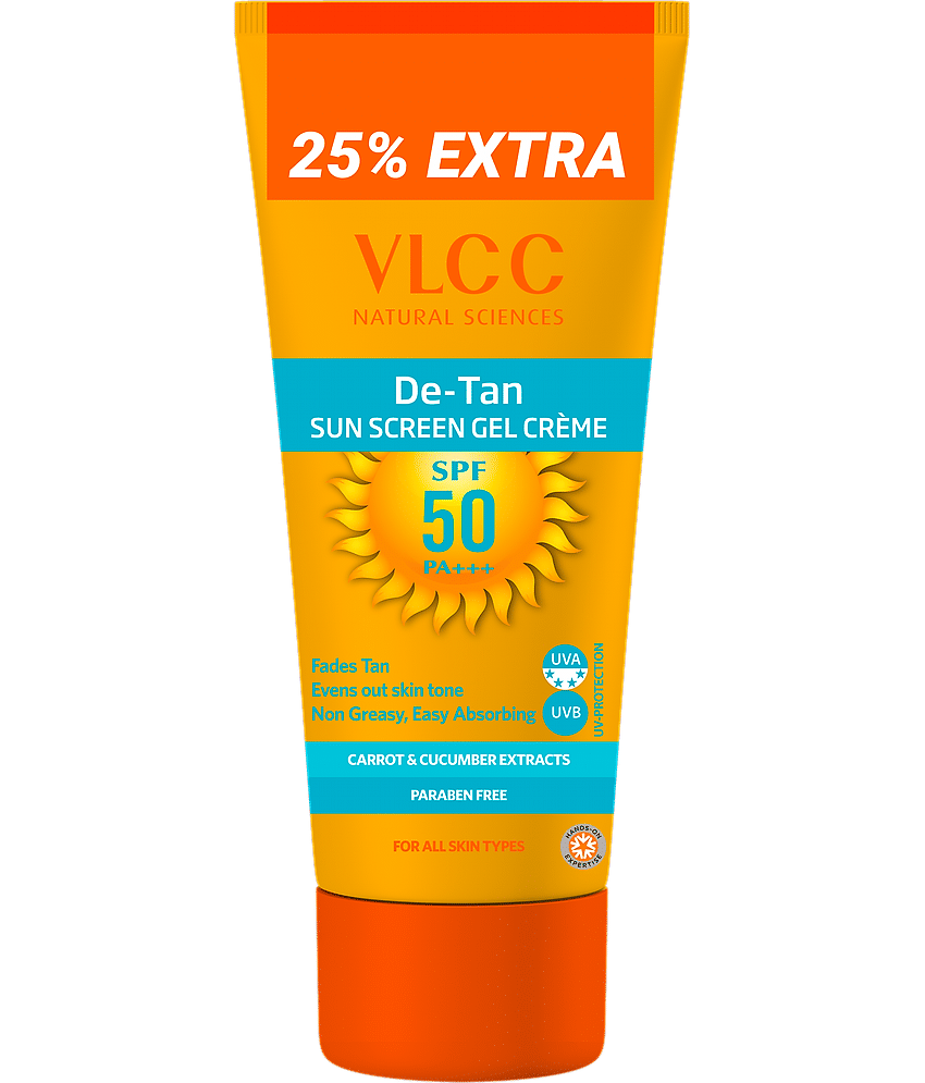 Vlcc De Tan Spf 50 Pa+++ Sunscreengel Cream 100G For Sun Protection