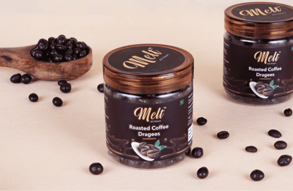 Roasted Coffee Dragees, 100 gm | Melt Chocolates