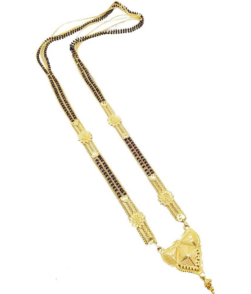 JIPPA - Golden Mangalsutra ( Pack of 1 )