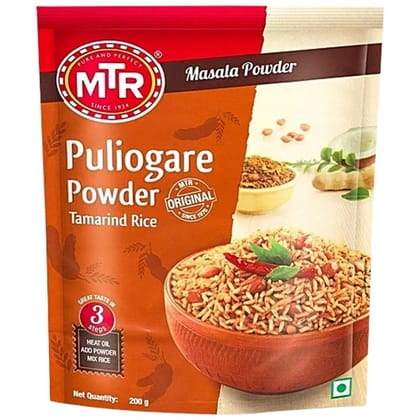 MTR Puliogare Powder, 200 g Pouch - 200 mL - 200 mL - Four Units