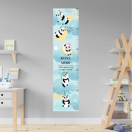 Lil Forest Friends Height Chart (kids)-Pandas
