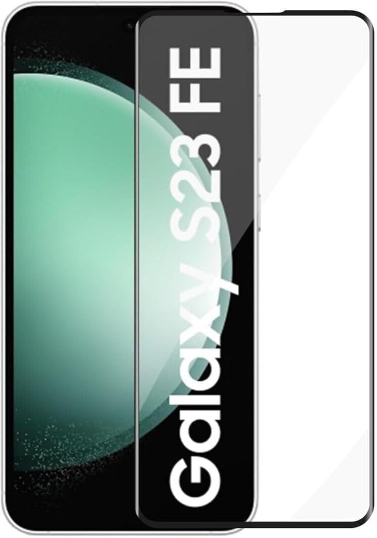 PLUGTECH Advanced Tempered Glass With Anti-Explosion 9H Hardness Edge-To-Edge Coverage Screen Guard for SAMSUNG S23FE