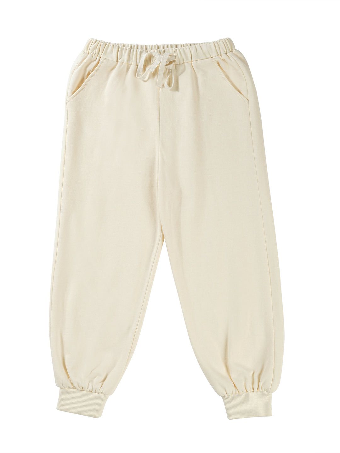 Unisex Jogger - Off White-3-4 years
