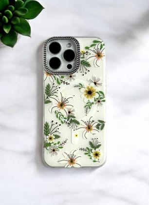 Sunflower Serenade Floral Case for iPhone 15 Pro Max