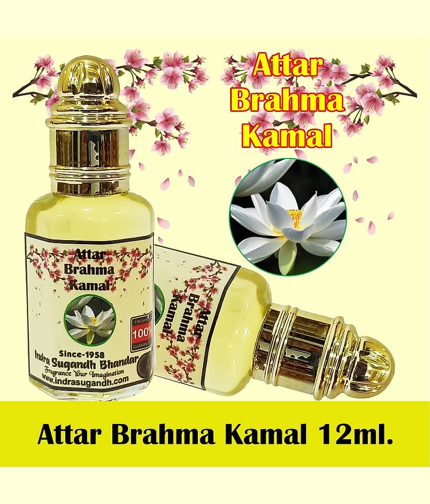 INDRA SUGANDH BHANDAR - Brahma Kamal Attar For Men & Women 12ml Pack Of 1