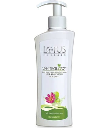Lotus Herbals Whiteglow Skin Whitening & Brightening Hand & Body Lotion Spf,25 , Pa+++,270Ml