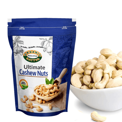 Organic Sattva Ultimate Cashew Nuts - 250 gm