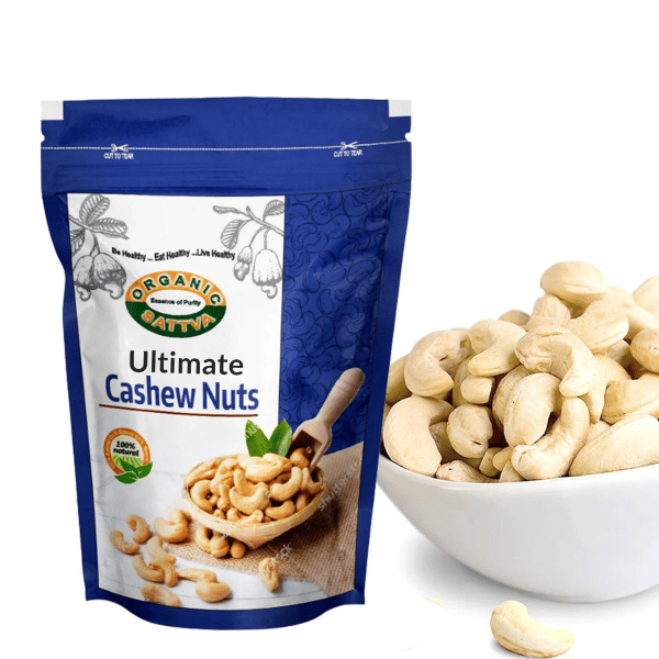 Organic Sattva Ultimate Cashew Nuts - 250 gm