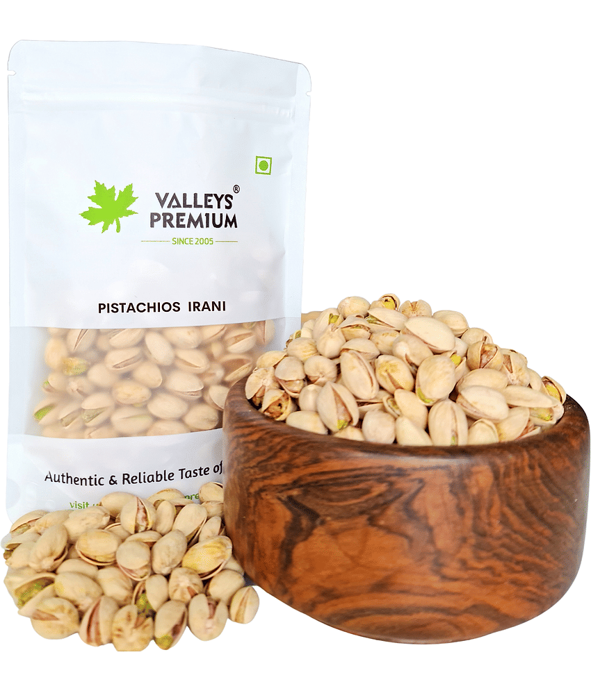 Valleys Premium Iranian Roasted And Salted Pistachios 400 Gram