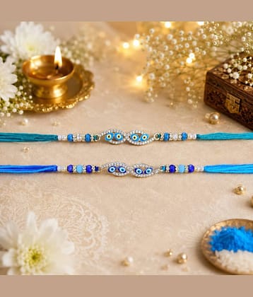KOOGLY Fancy 2 Rakhi Gift Set ( Pack of 2 , Black )