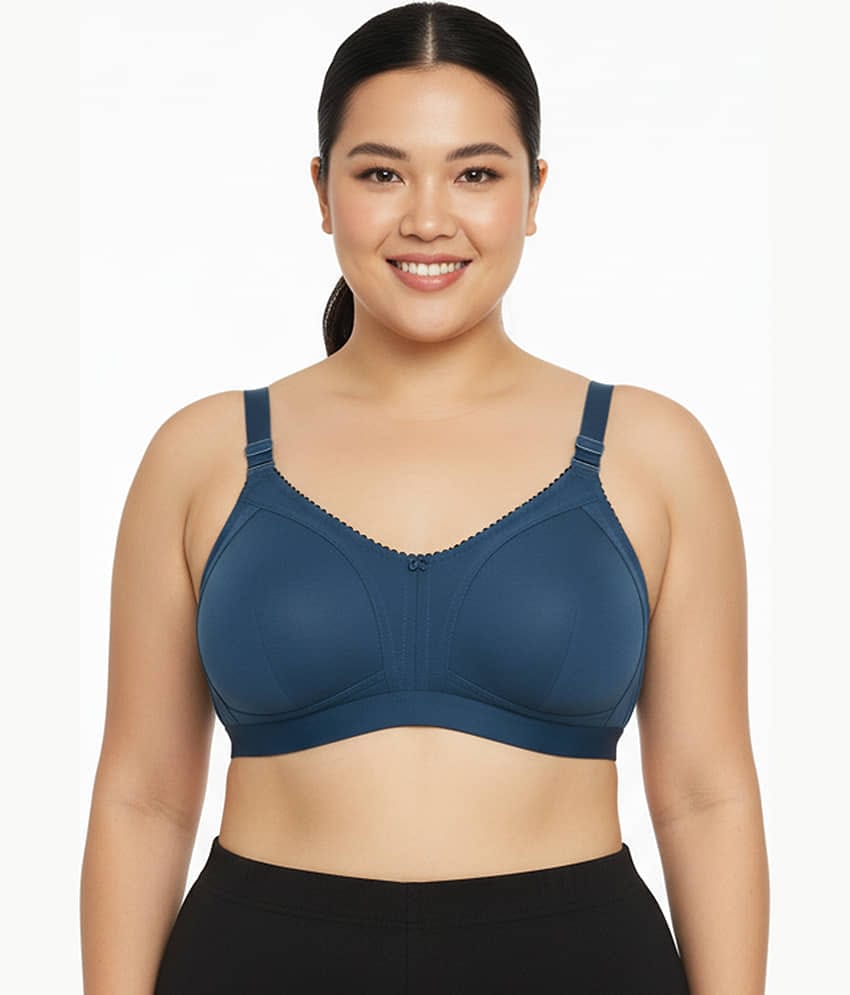 Elina Pack of 1 Cotton Non Padded Minimizer Bra For Women ( Green )