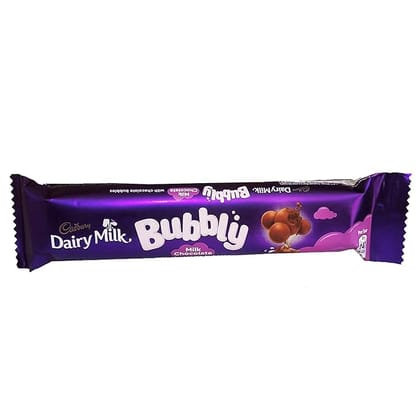 Cadbury Dairy Milk Bubbly Milk Chocolate, 28 gm - Pack Of 6