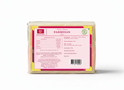 Mishti Gourmet Premium Artisanal Parmesan Cheese 200g-0% Preservatives