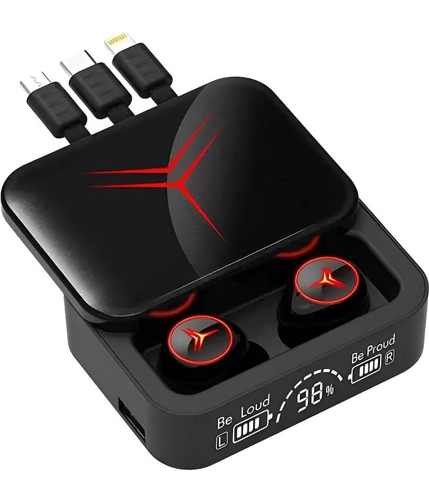 COREGENIX M88 Gaming Earbud Bluetooth True Wireless (TWS) In Ear 12 Hours Playback Powerfull bass IPX5(Splash & Sweat Proof) Black