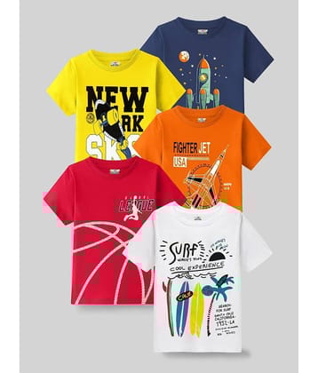 Kuchipoo Pack of 2 Boys Cotton Blend T-Shirt ( Multicolor6 )