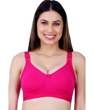 Ladyland Pack of 1 Cotton Blend Non Padded Everyday Bra For Women ( Multicolor )