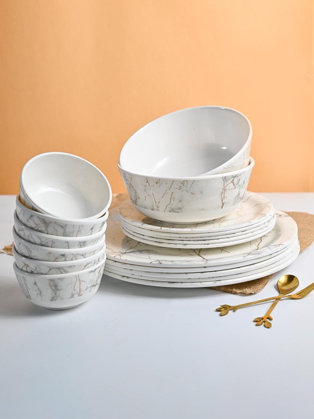 MARKET99 White Static Dinner Set