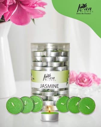 45-Pack Scented Tealight Candle - Jasmine-Jasmine