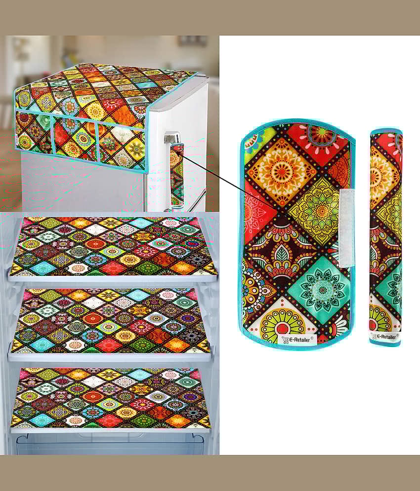 E-Retailer Set of 6 PVC Multi Fridge Top Cover