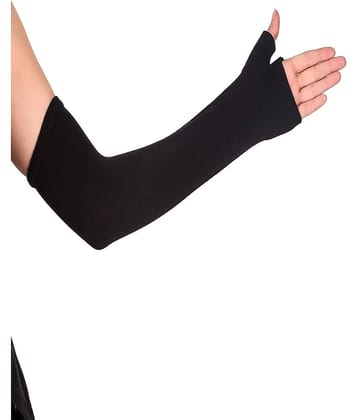 D1 DIFFERENT ONE Black Polyester Men's UV Protection Gloves ( Pack of 1 )