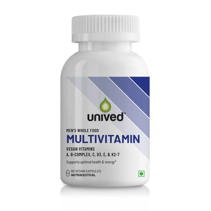 Unived Men Daily Multivitamin Wholefood for Energy and Bones