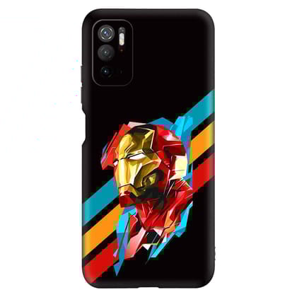 Iron Man Play Fast POCO M3 PRO Premium Embossed Mobile cover