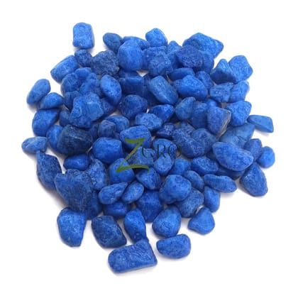 Brand Zero - Ultramarine Color Pebbles Glossy Stones - 200 Gms