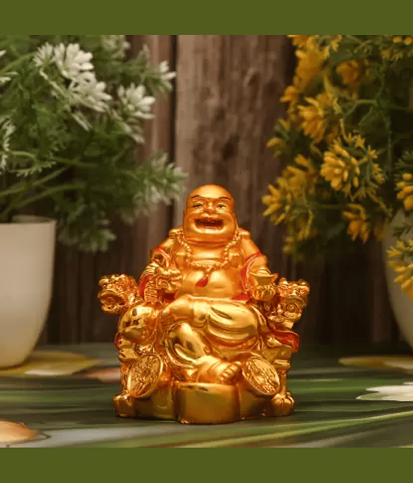 PAYSTORE Resin Laughing buddha