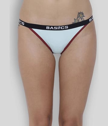 BASIICS By La Intimo Cotton Solid Women's Briefs ( Green )