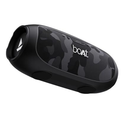 boAt Stone 1800 Bluetooth Speaker w/ 90 W RMS Sound, RGB LEDs, EQ Modes, IPX6,BT v5.3,Multi- Compatibility Aux&USB, Playback time Up to 5 Hours & Type C Charging(Camo Black) boAt Stone 1800 Bluetooth Speaker w/ 90 W RMS Sound, RGB LEDs, EQ Modes, IPX6,BT boAt Stone 1800 Bluetooth Speaker w/ 90 W RMS Sound, RGB LEDs, EQ Modes, IPX6,BT v5.3,Multi- Compatibility Aux&USB, Playback time Up to 5 Hours & Type C Charging(Camo Black) boAt Stone 1800 Bluetooth Speaker w/ 90 W RMS Sound, RGB LEDs, EQ Modes, IPX6,BT