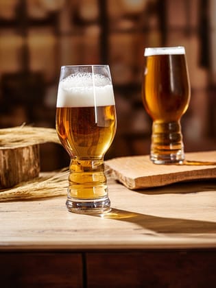 BELL BREW CRYSTAL BEER GLASS-Pack Of 2