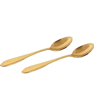 A & H ENTERPRISES - Brass Brass Table Spoon ( Pack of 2 )