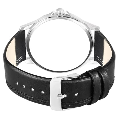 LOREM Black Stylish Dial Analog Watch for Men LR93-UF