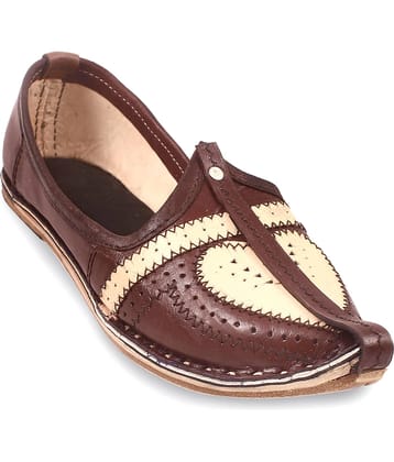 Anjaneya Creations Brown Men's Jutti
