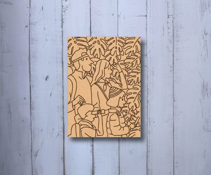 Dbeautify's MDF DIY Traditional Painting – Family Nature