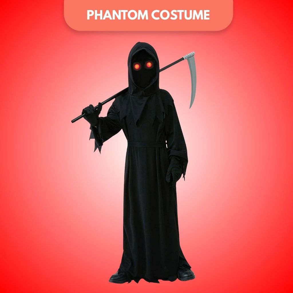 Phantom Ghost Light Up Halloween Costume for Kids - Party and Festive Needs | Buy online on ZillyBuy