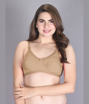 lux venus Beige Cotton Non Padded Women's Everyday Bra ( Pack of 1 )