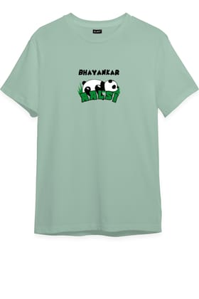 Bhayankar Aalsi - Unisex Half sleeve T-Shirt-Pastel Green / XL