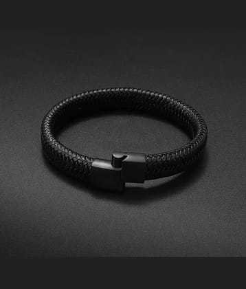 FASHION FRILL Black Bracelet ( Pack of 1 )