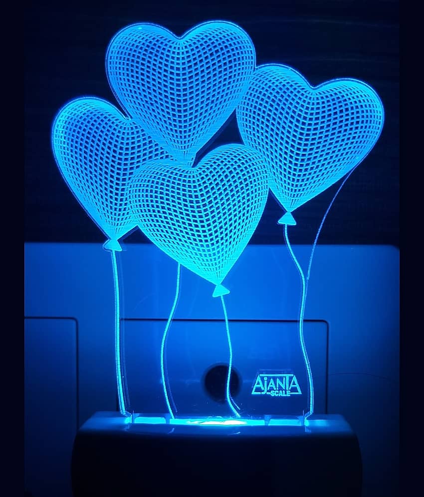 SUPER AJANTA - Multicolor Night Lamp ( Pack of 1 )