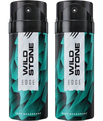 Wild Stone Edge Deodorant Spray for Men 150 ml ( Pack of 2 )
