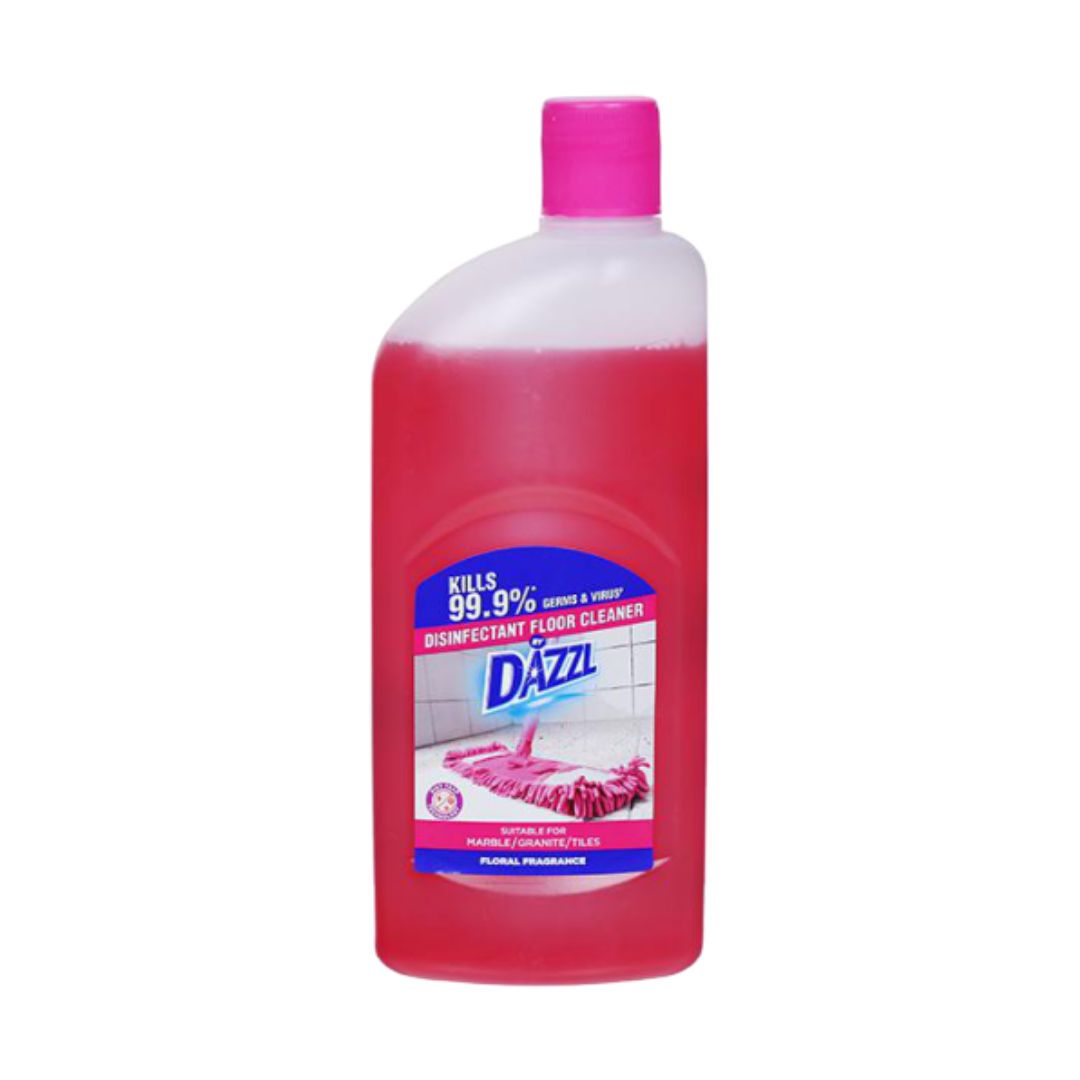 Dazzl Floral Disinfectant Floor Cleaner, 500 ml - Dazzl Floral Disinfectant Floor Cleaner, 500 ml